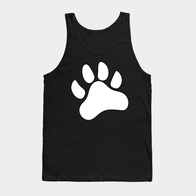 Dog Paw Tank Top by BennyBruise